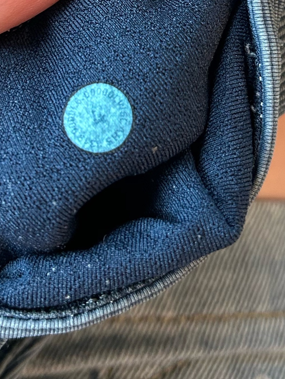 Lululemon Wunder Under High-Rise Tight Snow Washed Ribbed 28" Washed Night Diver - Picture 4 of 6